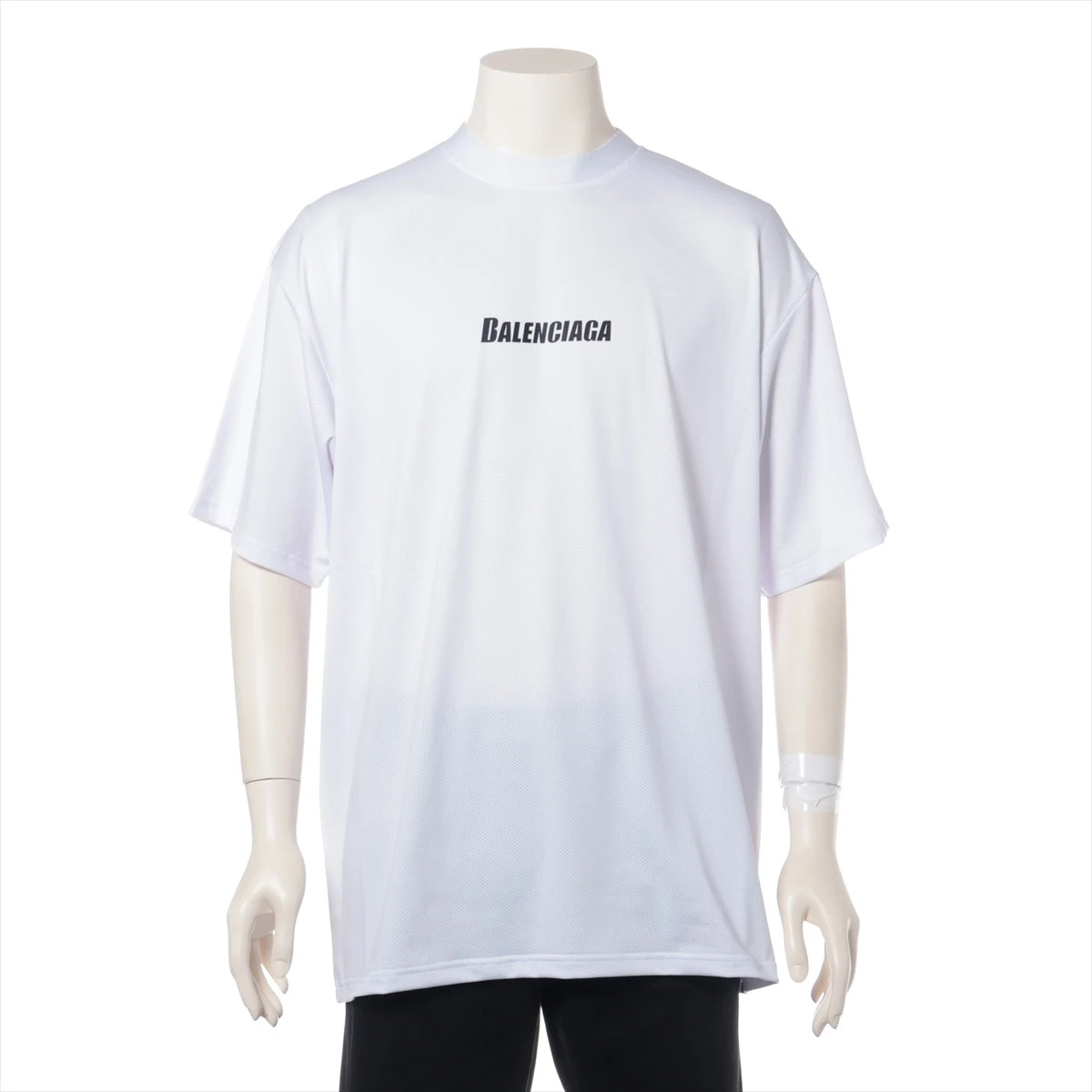 【美品】BALENCIAGA バレンシアガ　白ホワイト Tシャツ 中古・古着通販】BALENCIAGA (バレンシアガ) ミラーロゴプリントT