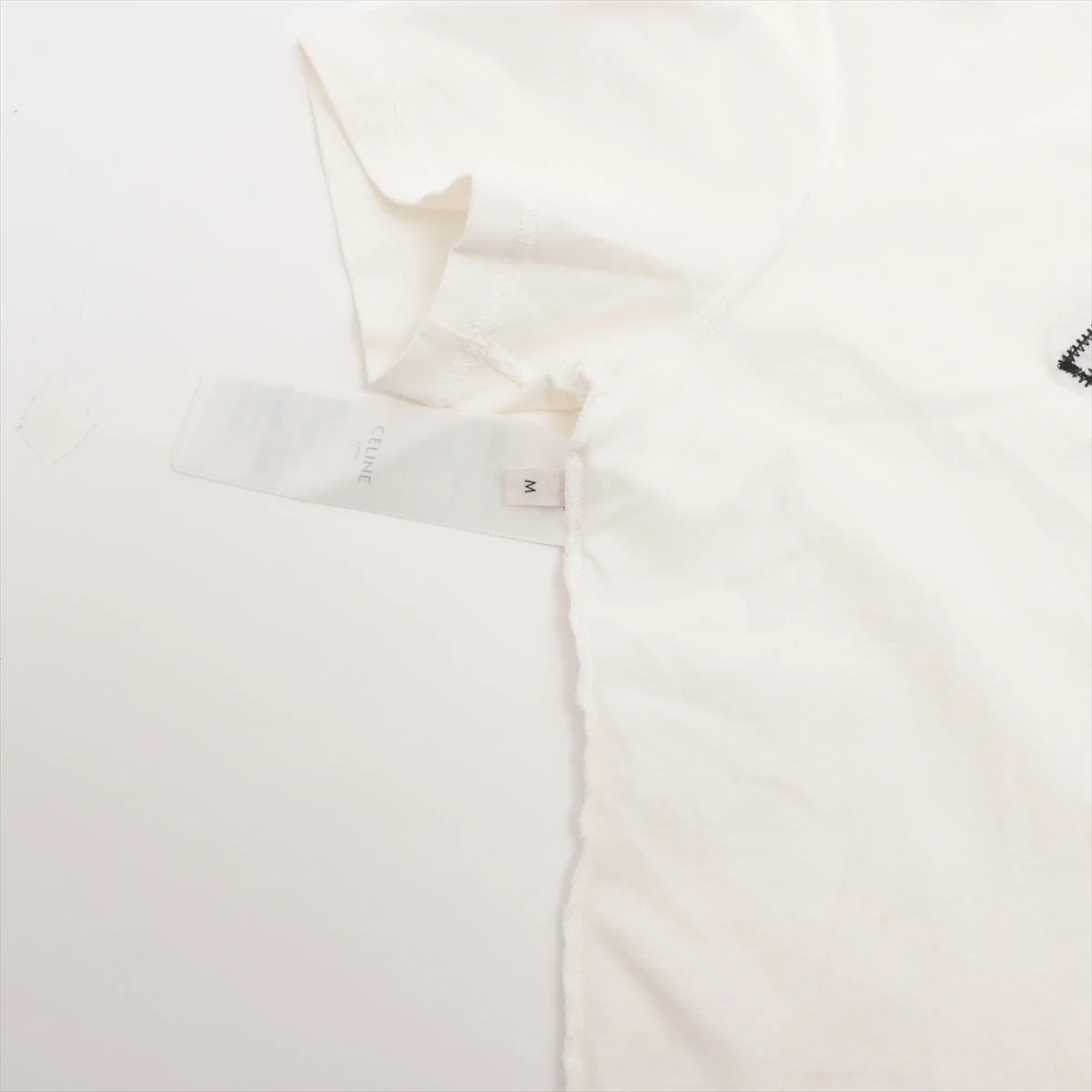セリーヌ トリオンフ エディ期 コットン Tシャツ M レディース