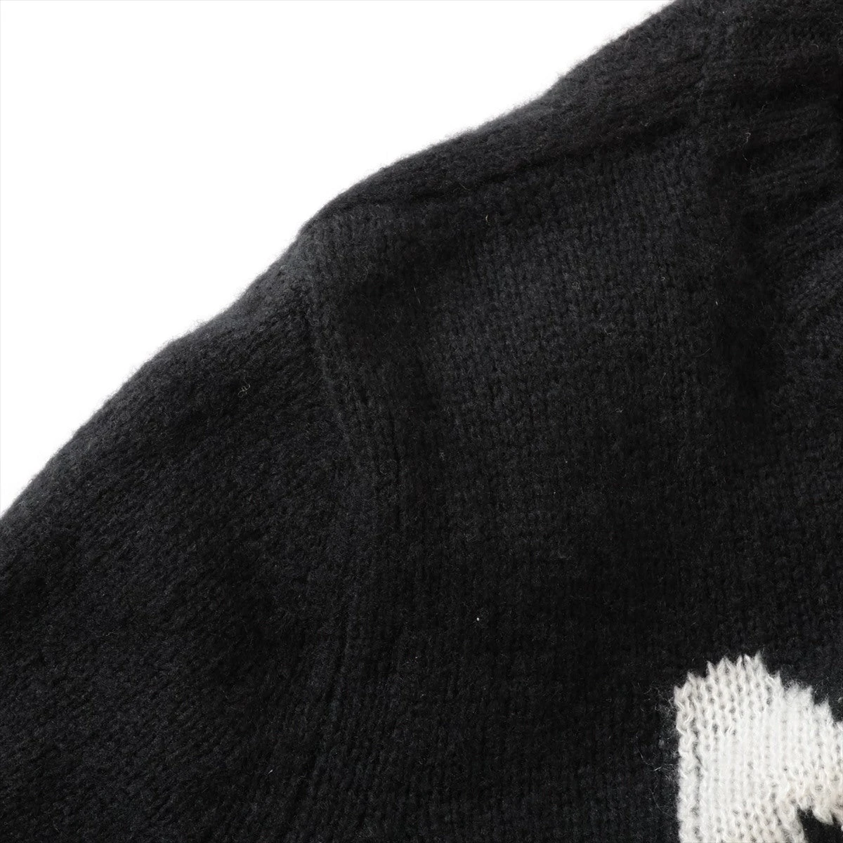 ディオール カシミヤ×シルク ニット 40 レディース ブラック