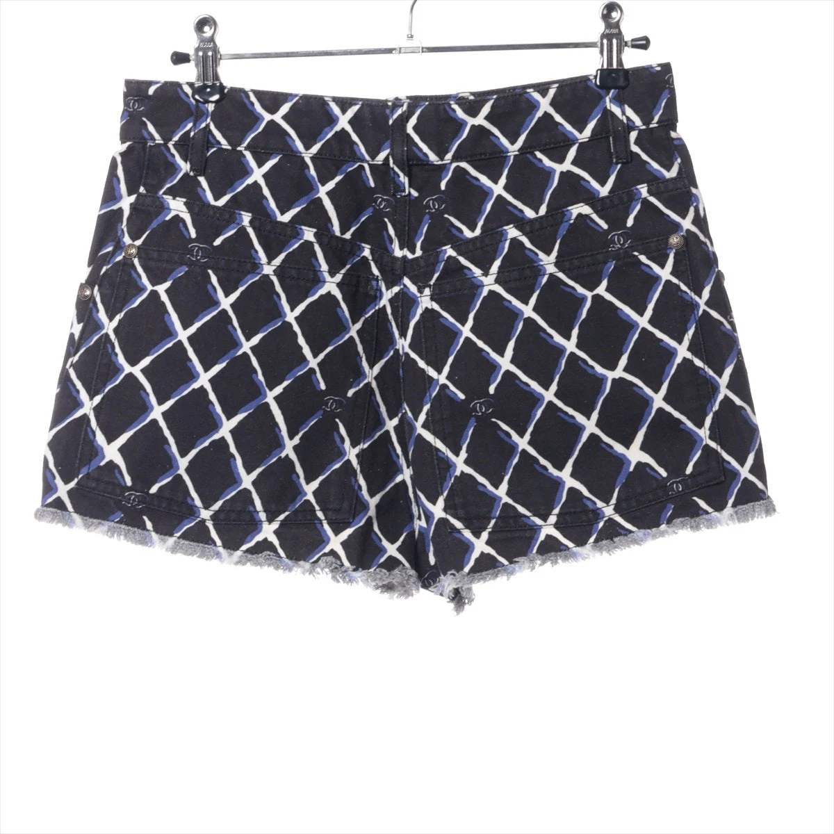 専用★シャネル　正規品　ショートパンツ　デニムパンツ　34 濃紺　ハーフパンツ 専用☆シャネル 正規品 ショートパンツ デニムパンツ 34 濃紺