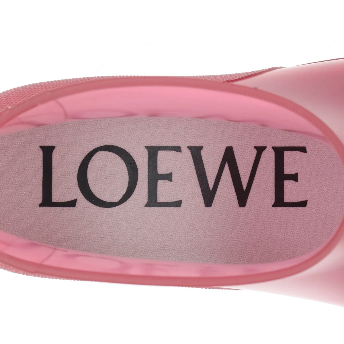 LOEWE ラバーブーツ　ピンク LOEWE ラバーブーツ ピンク - メルカリ