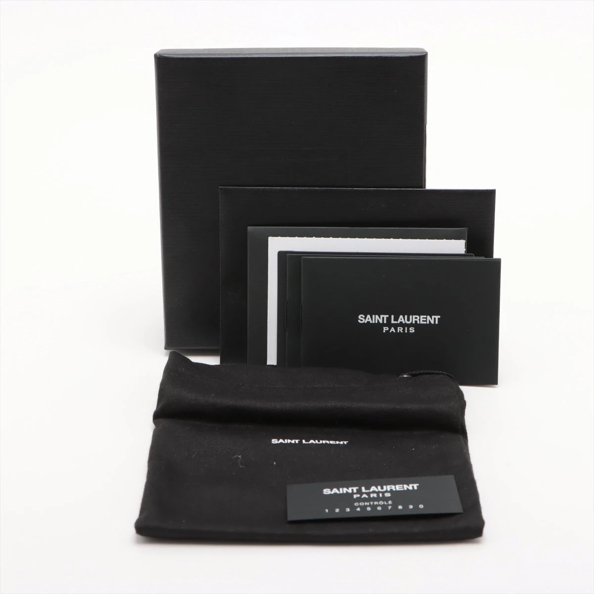 サンローラン モノグラム YSL レザー カードケース ピンク