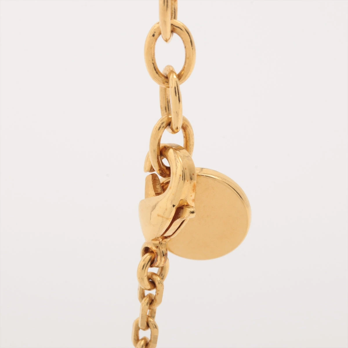 【直営・関税送料込】Petit CD Jolie neckl Petit CD Jolie Necklace Gold-Finish Metal and White Resin