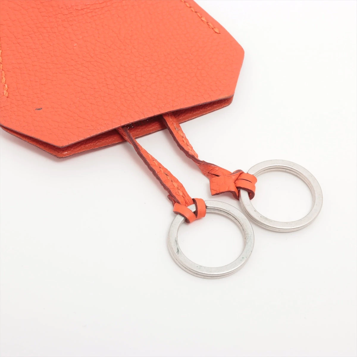 エルメス クロシェット ネックレス レザー オレンジ A3358291