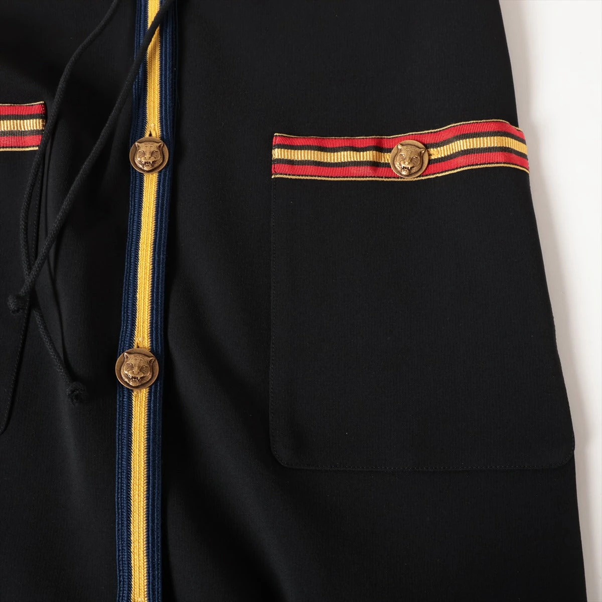 グッチ レーヨン×ナイロン ワンピース M レディース ブラック 515072  