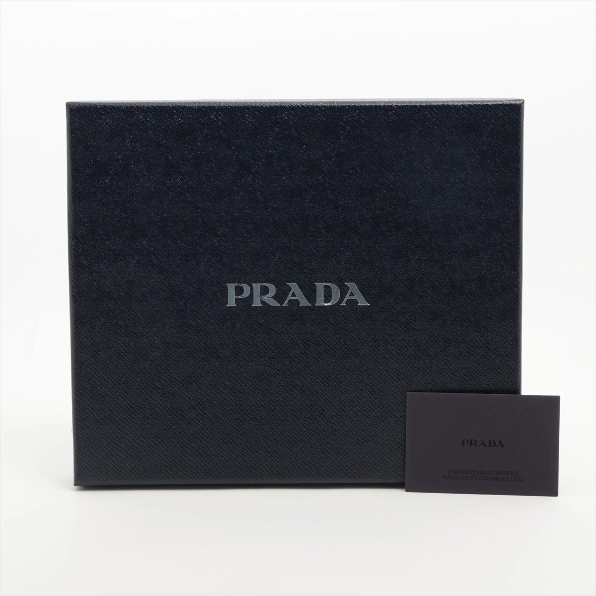 プラダ 1MU001 キャンバス ポーチ ブルー A3358054｜中古ブランド品  
