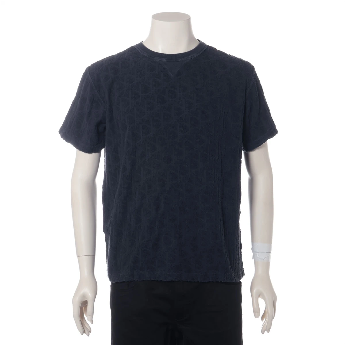 ディオール オブリーク コットン Tシャツ XS メンズ ネイビー 