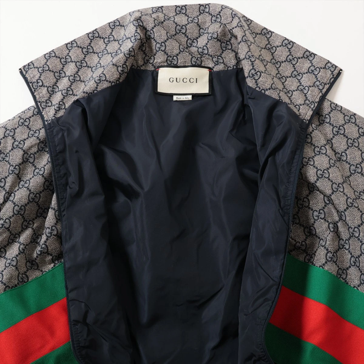 グッチ GGスプリーム コットン×ポリエステル×ナイロン ジャケット XS