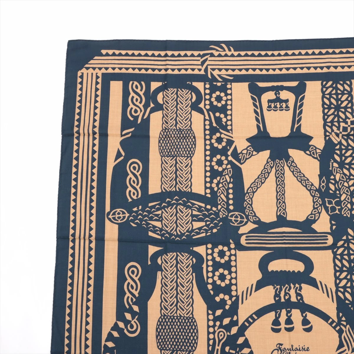 エルメス カレジェアン Fantaisie d'Etriers 鐙の幻想 スカーフ