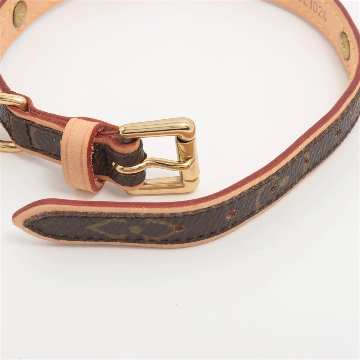 【売り尽くし】ルイヴィトン モノグラム M58072 リード 首輪 ペット用 LOUIS VUITTON ルイヴィトン M58072 モノグラム コリエ