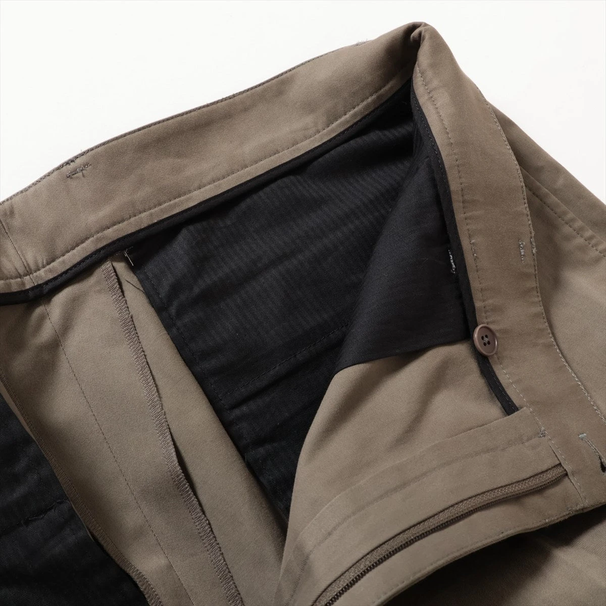 エルメス 22SS コットン ショートパンツ 46 メンズ オリーブグリーン 