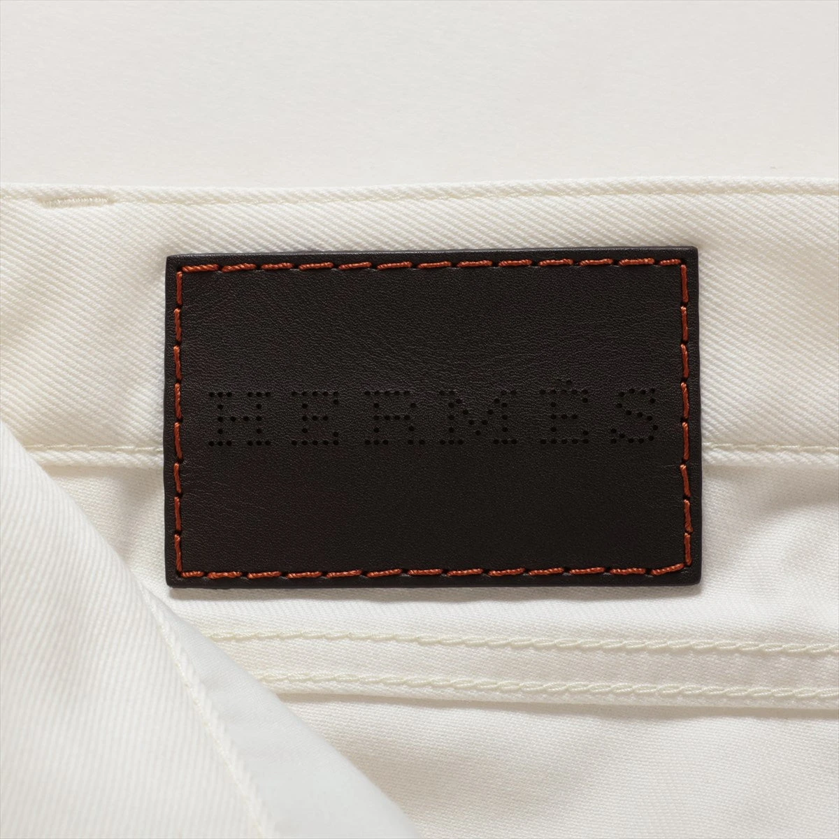 HERMES　エルメス　パンツ　44　ホワイト エルメス 21SS コットン デニムパンツ 44 メンズ ホワイト 11