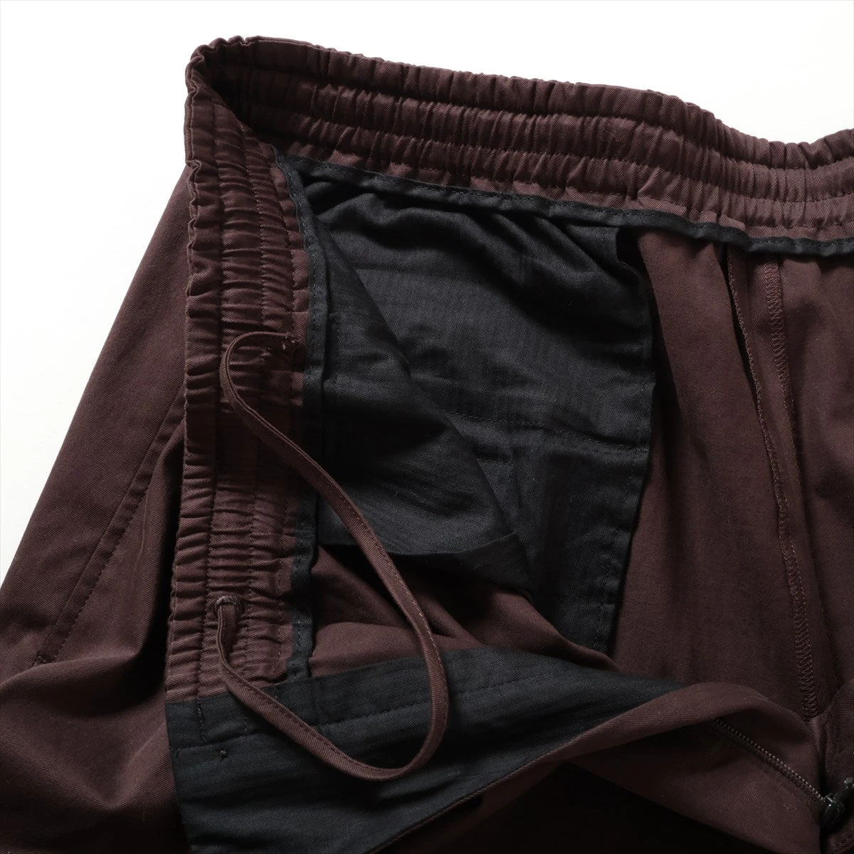 エルメス 22SS コットン パンツ 46 メンズ ブラウン 21-5420