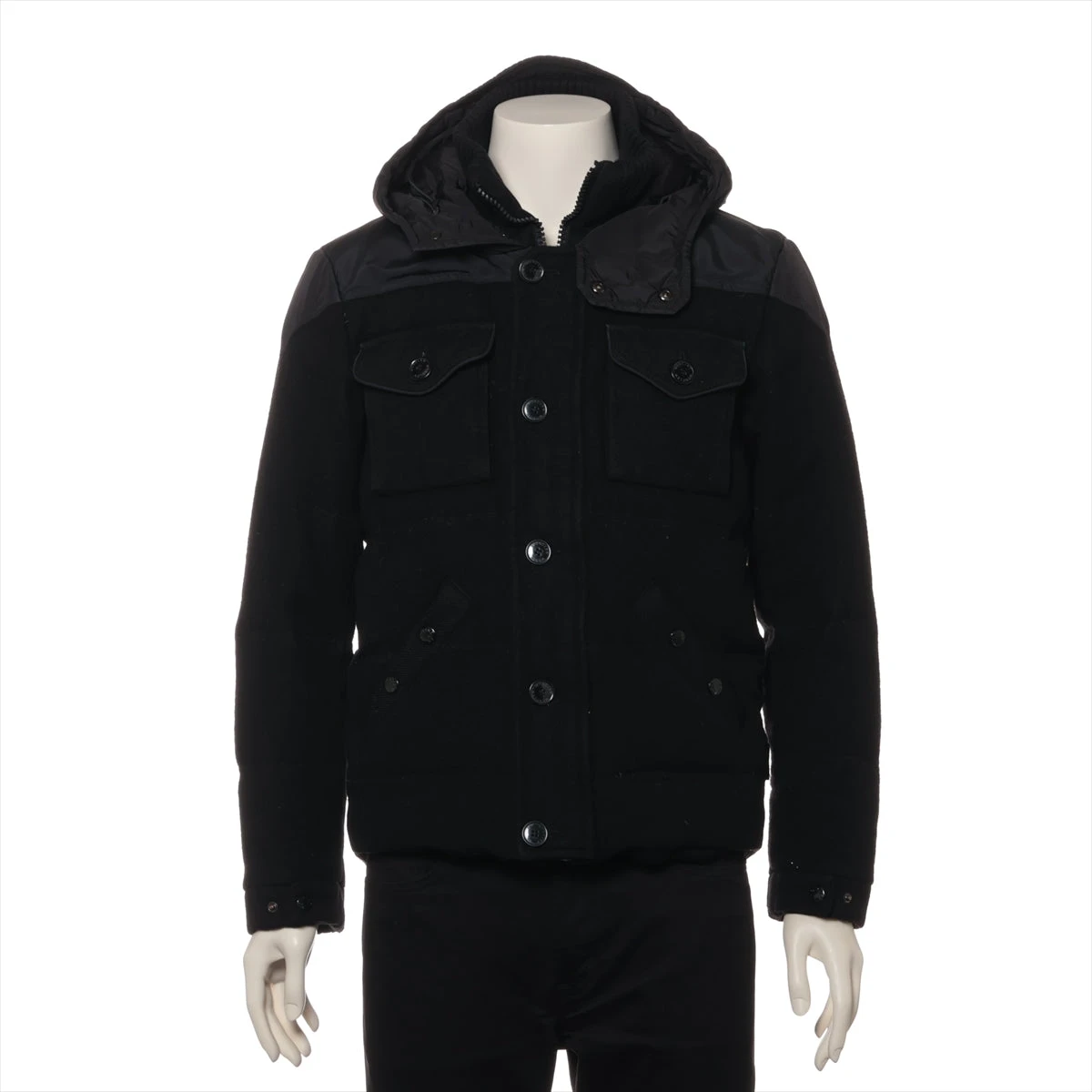 モンクレール REPUBLIQUE 11年 ウール×ナイロン ダウンジャケット 1  