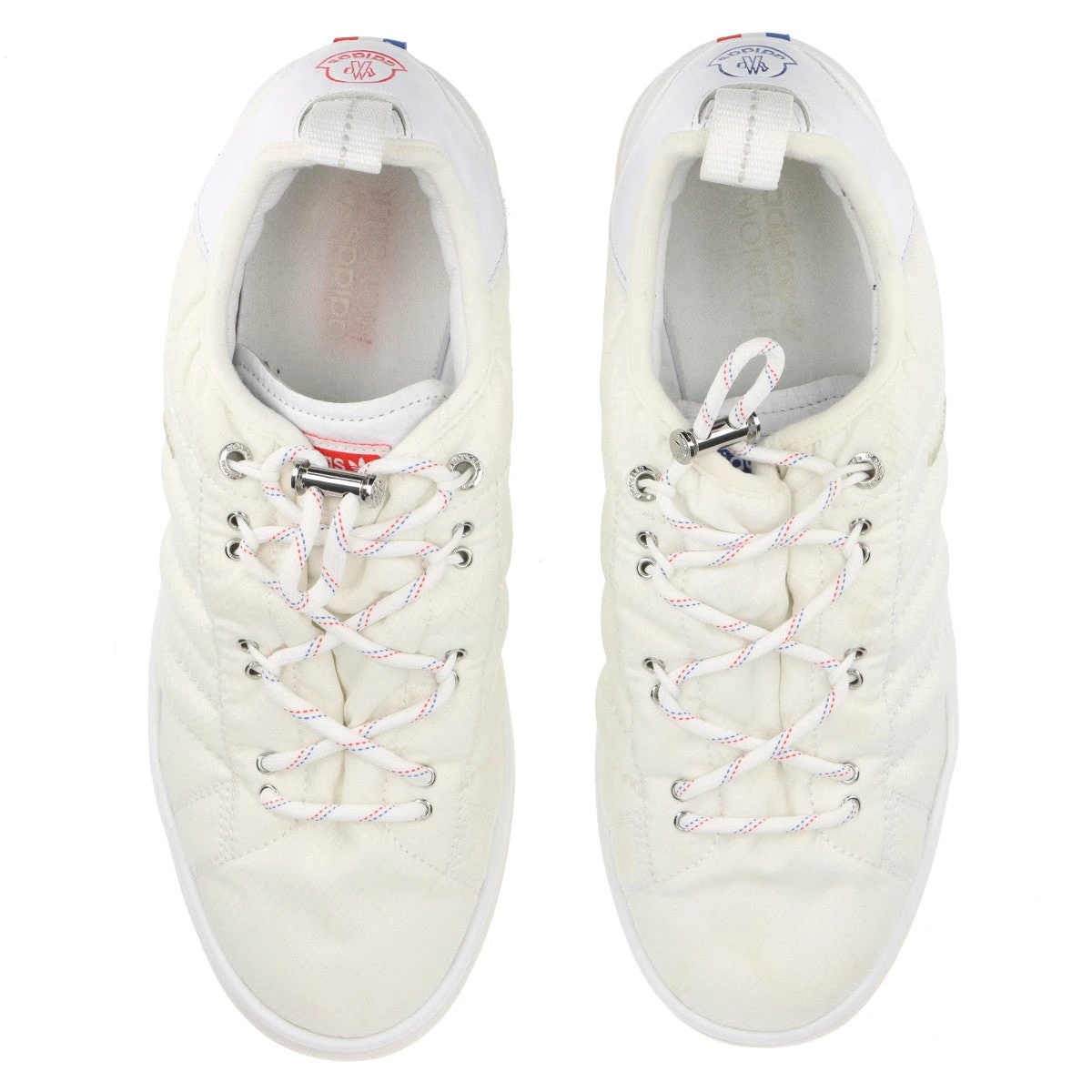 MONCLER ホワイト レザー スニーカー 41 メンズ モンクレ モンクレール