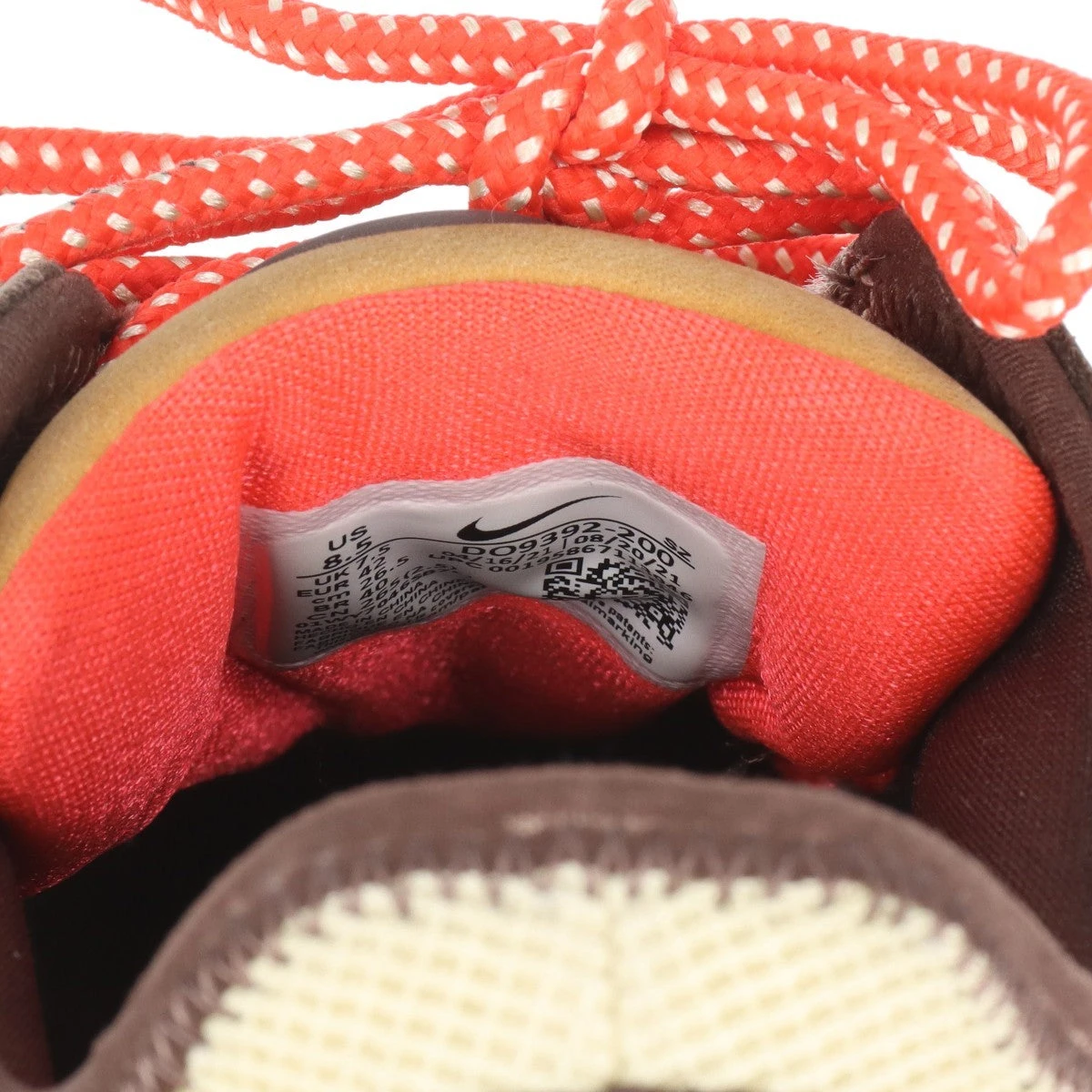 ナイキ×トラヴィススコット AIR MAX 1 メッシュ×レザー スニーカー 