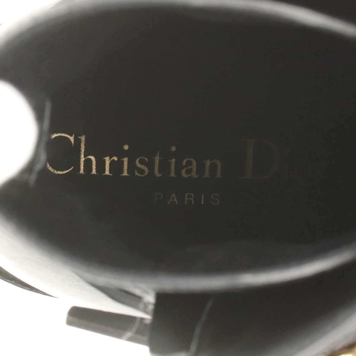 クリスチャンディオール レザー ショートブーツ 37 レディース