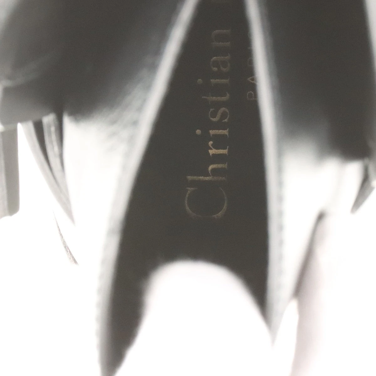 クリスチャンディオール レザー ショートブーツ 37 レディース