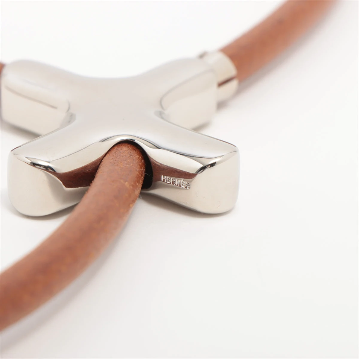 エルメス ペット用品 レザー ブラウン ドッグリード HX057132｜中古