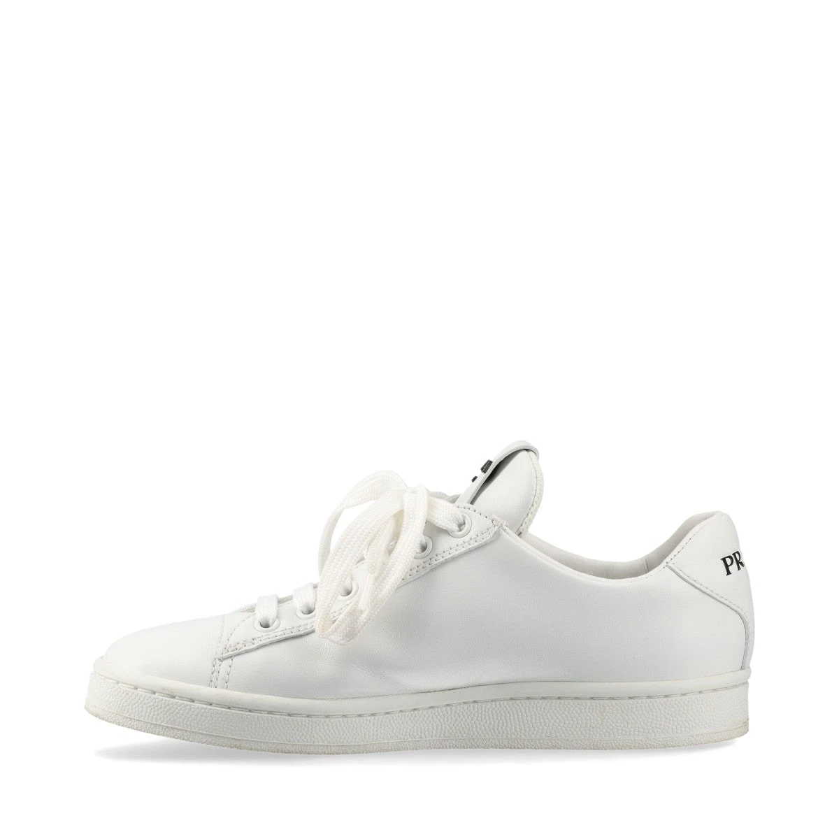 国内即発【PRADA】2EG400 レディース レザースニーカー セール】プラダ☆ロゴプリントレザースニーカー☆2EG400 (PRADA