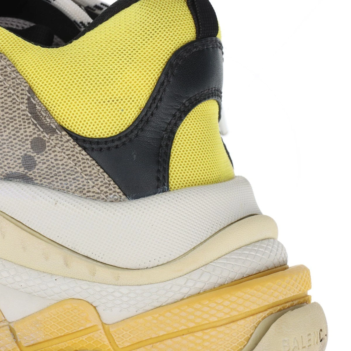 バレンシアガ×グッチメッシュ×レザー/トリプルS/GGスプリーム/スニーカー バレンシアガ×グッチ トリプルS メッシュ×レザー スニーカー 43 メンズ