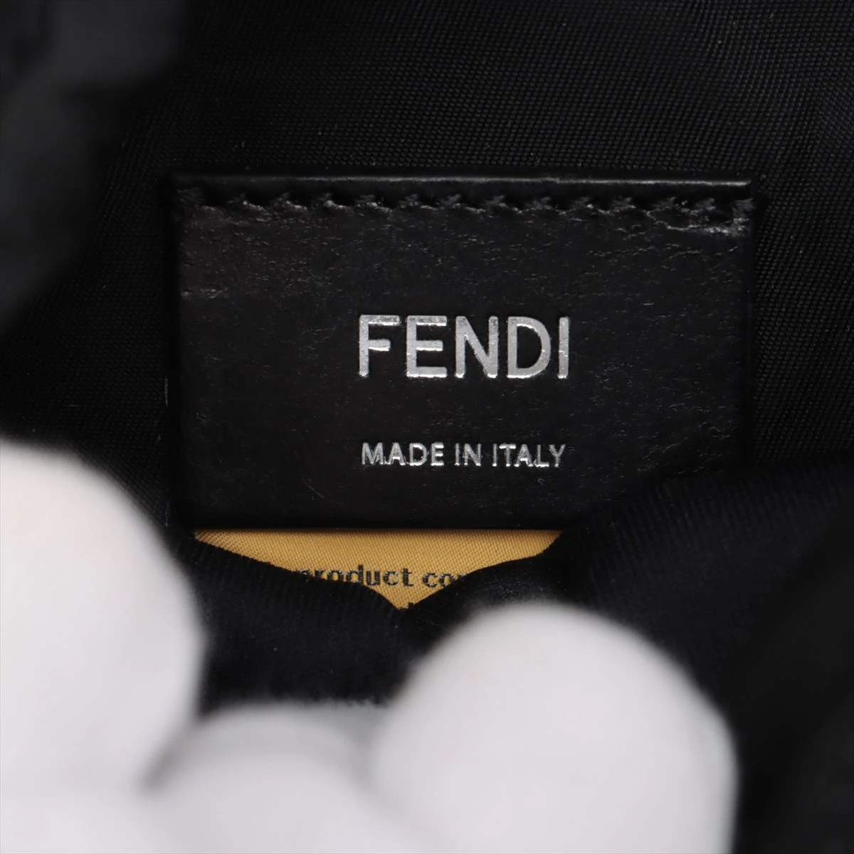 フェンディ ズッカ フェンディネス ナイロン×レザー 2WAY