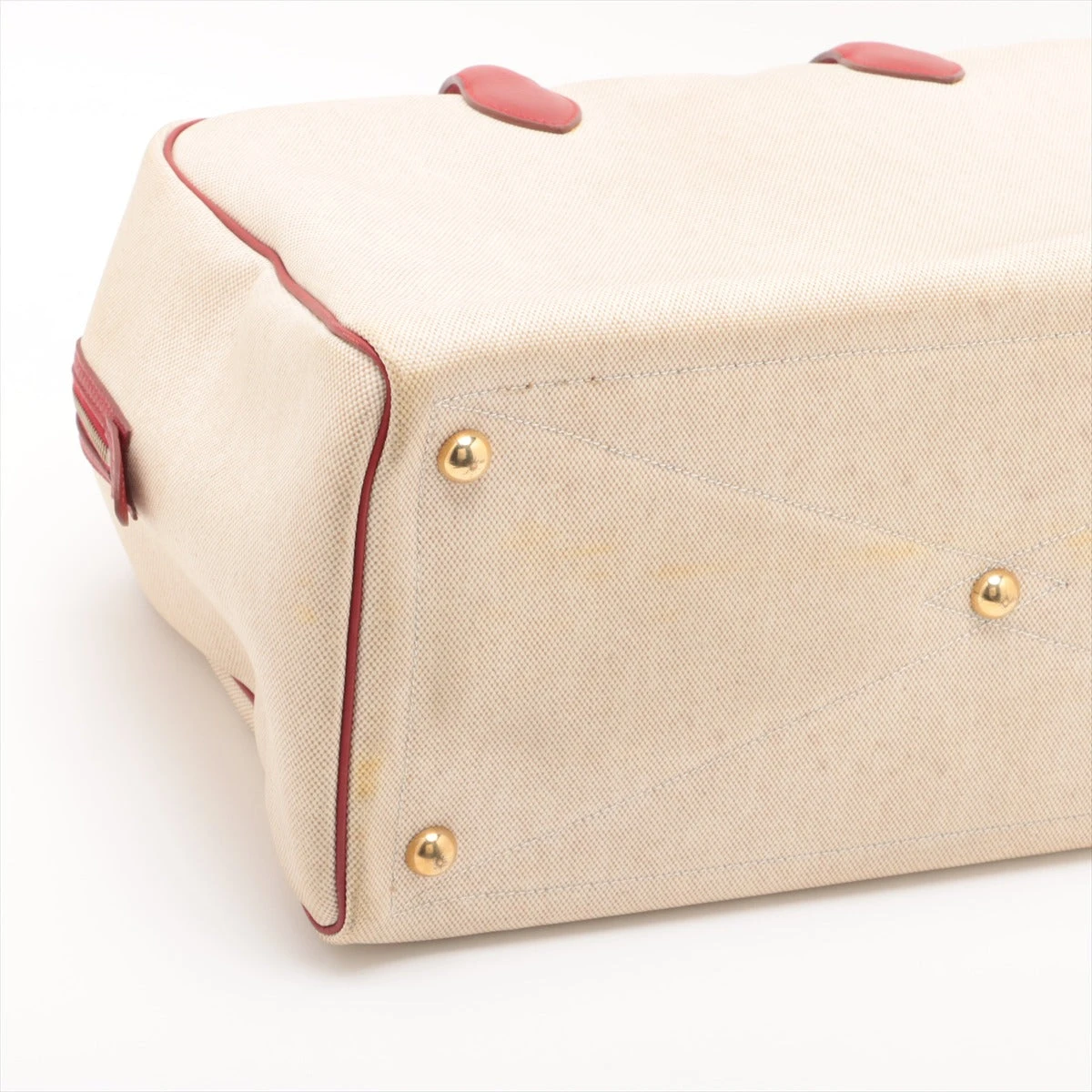 エルメス ヴィクトリア43 トワルアッシュ×レザー レッド