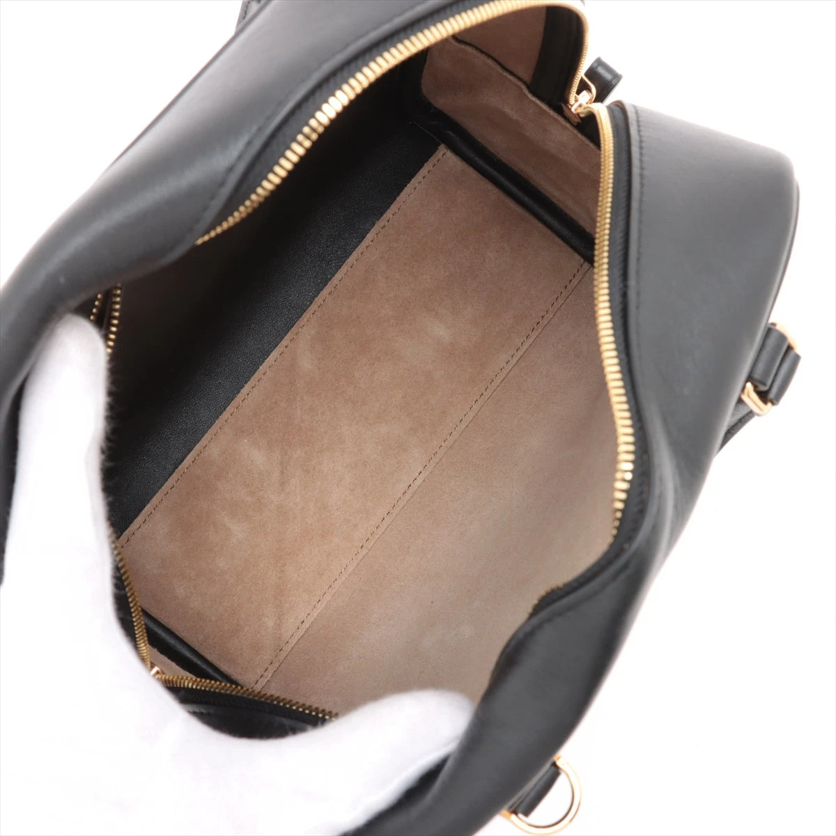 ◆希少◆VINTAGE◆【LOEWE】アマソナ19*2way*レザーバッグ ロエベ アマソナ19 レザー 2WAYハンドバッグ ブラック A3379111