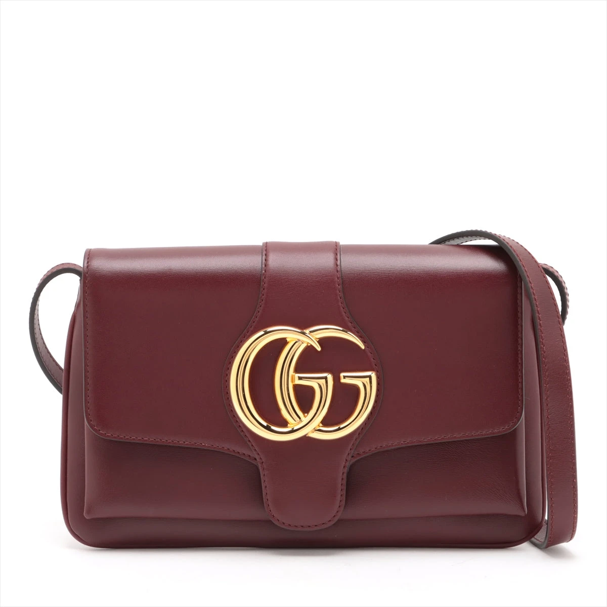 グッチ GGマーモント アリー レザー 2WAYショルダーバッグ ボルドー 
