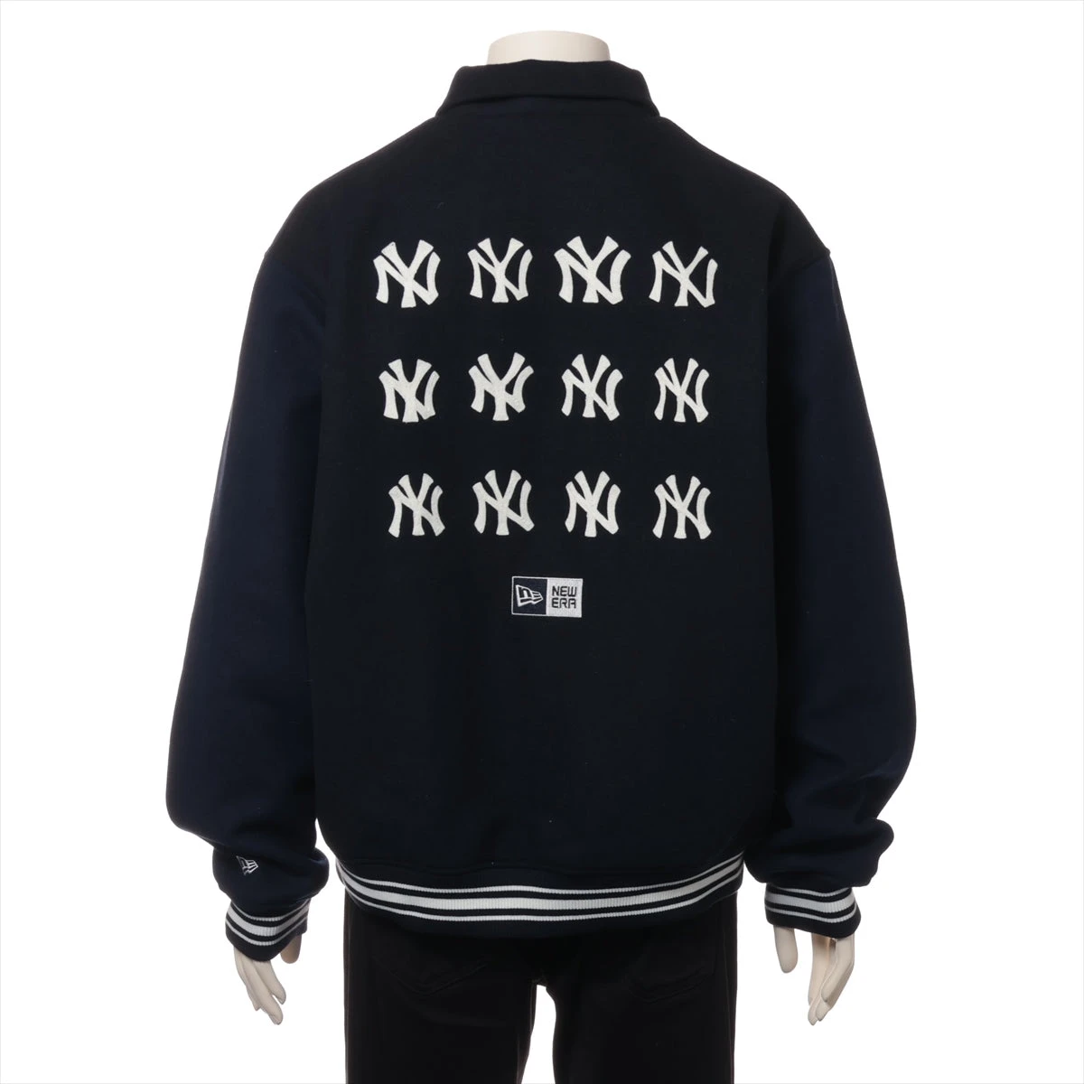 ニューエラ ウール×ポリエステル ジャケット XL メンズ ネイビー