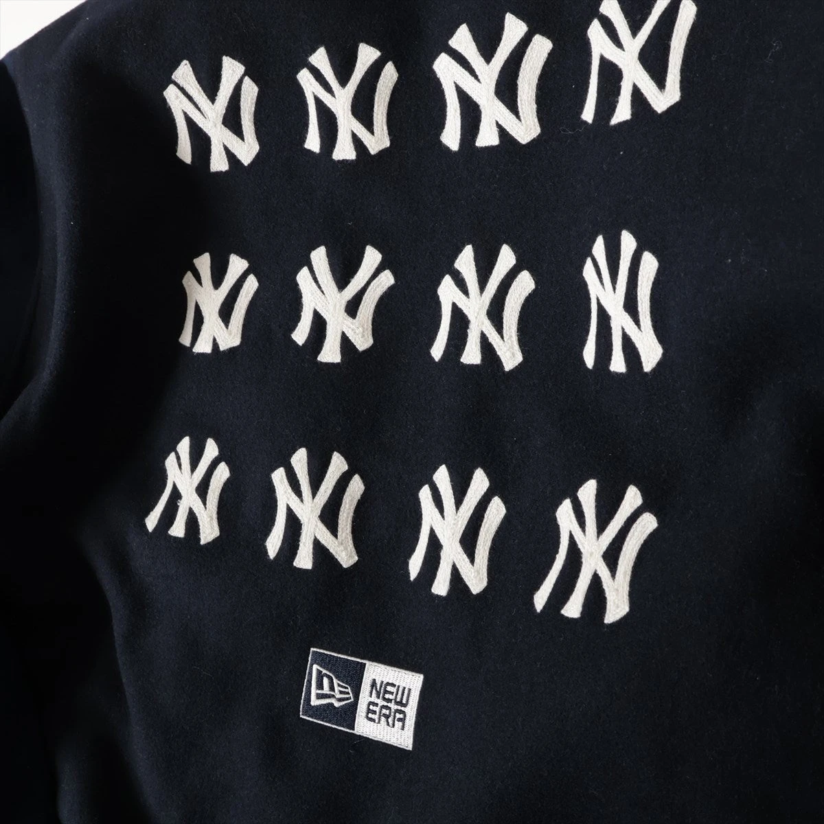 ニューエラ ウール×ポリエステル ジャケット XL メンズ ネイビー