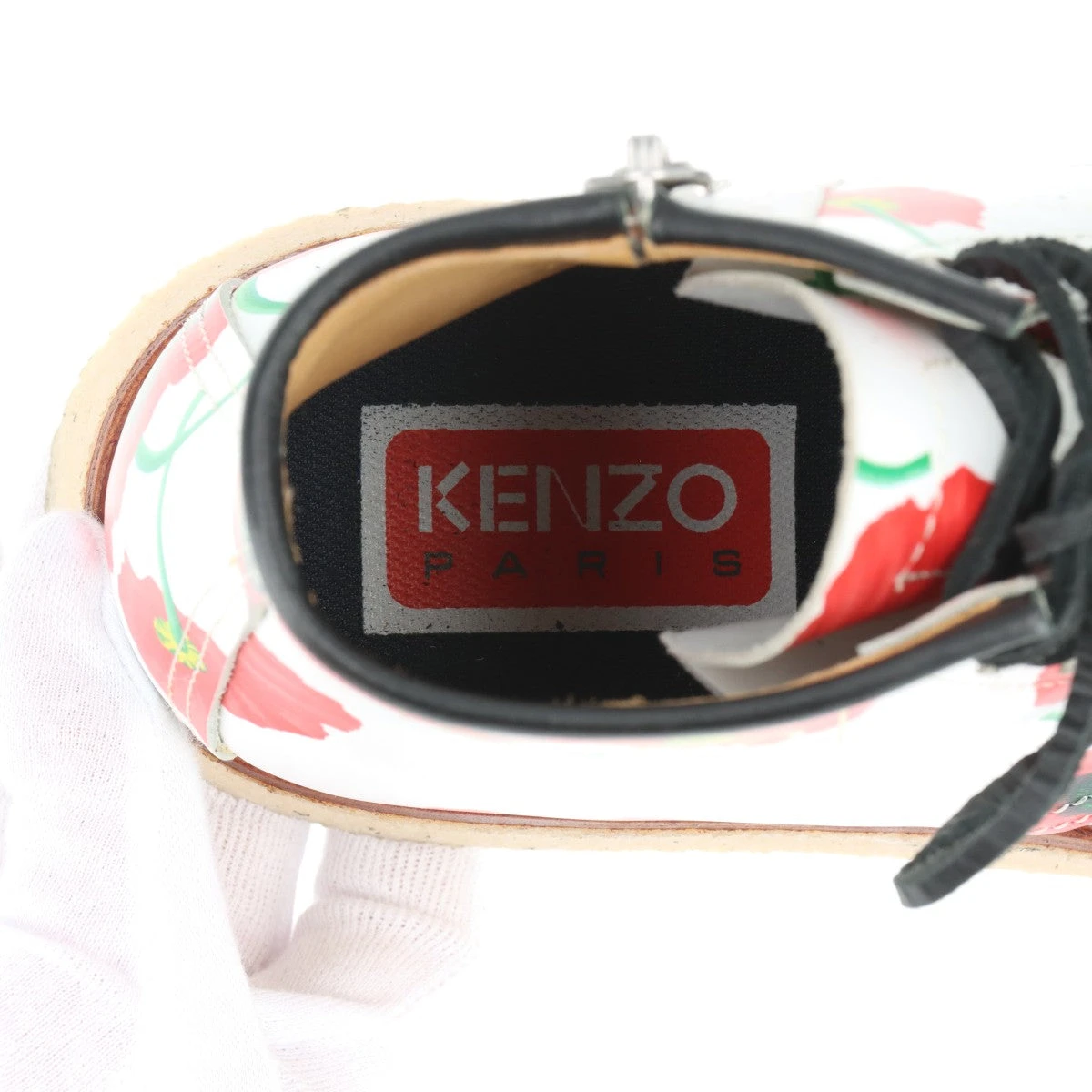 ケンゾーのレザーブーツ（40）★KENZO ケンゾー 22AW レザー ショートブーツ 40 ユニセックス ホワイト