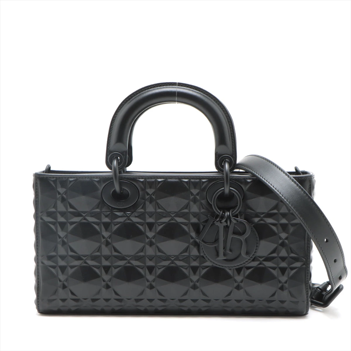 訳あり美品！CD★ブラックレザー クラッチバッグクリスチャンディオール 訳あり美品！CD☆ブラックレザー クラッチバッグクリスチャン