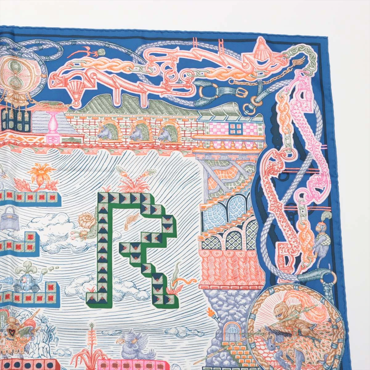 エルメス カレ90 Super Silk Quest スーパー シルク クエスト スカーフ