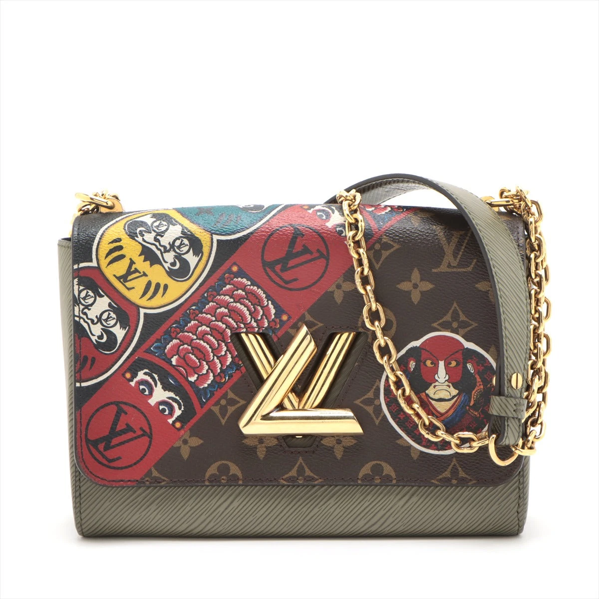 ヴィトン×山本寛斎 モノグラム×エピ ツイストMM M43497 ブラウン