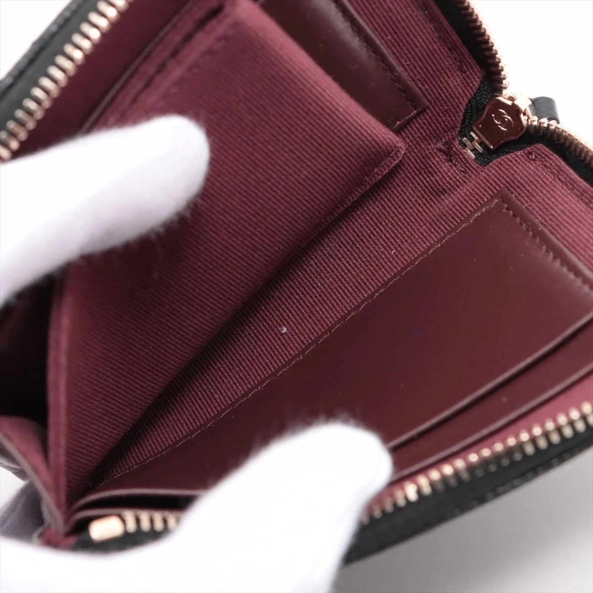 CHANEL L字ジップ財布 キャビアスキン ブラック コンパクト 楽天市場】【新品】 シャネル 財布 L字ファスナー スモール