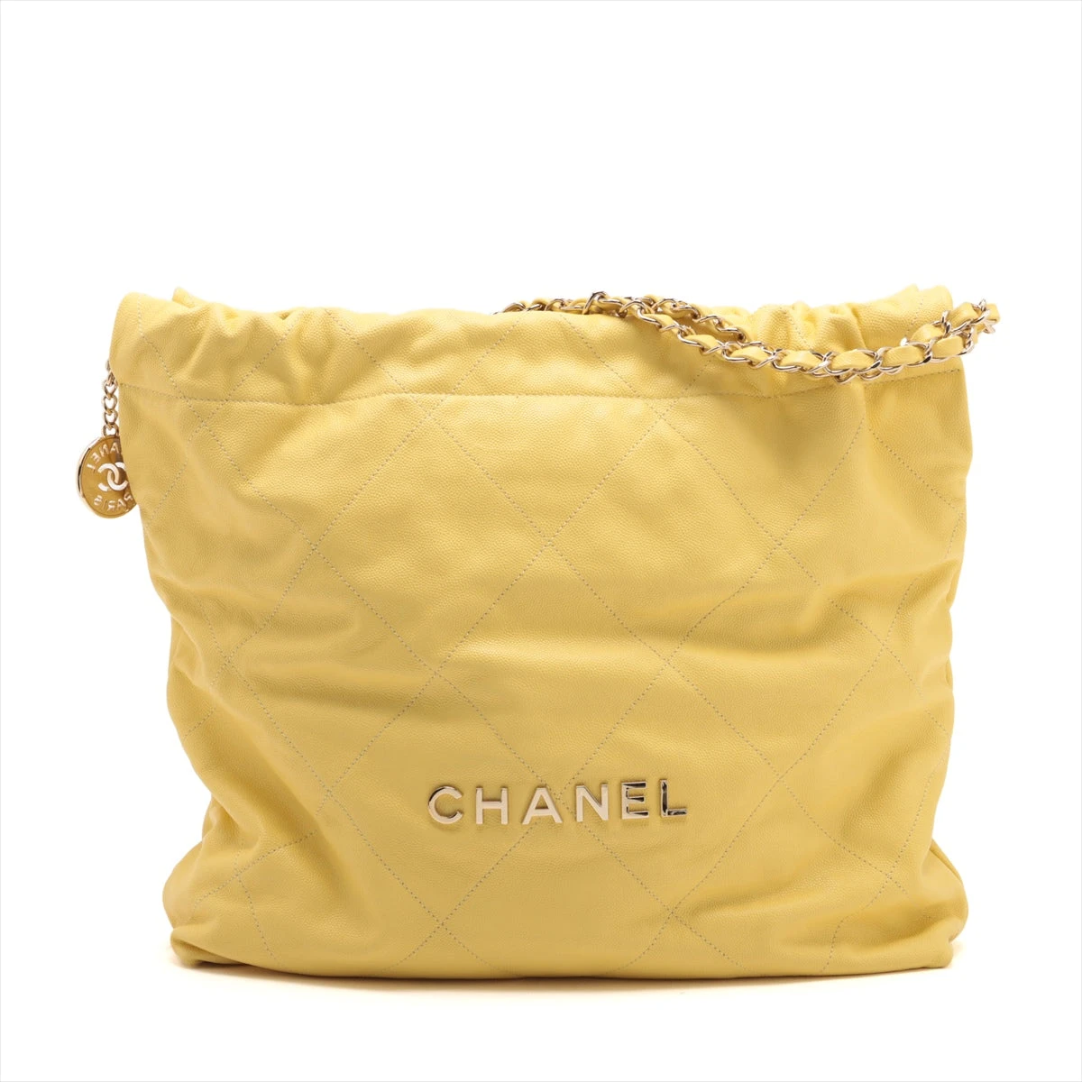 ★気分が上がるイエロー★ CHANEL 22 ハンドバッグ イエロー（黄色）系 CHANEL CHANEL 22(シャネル) バッグ・カバン