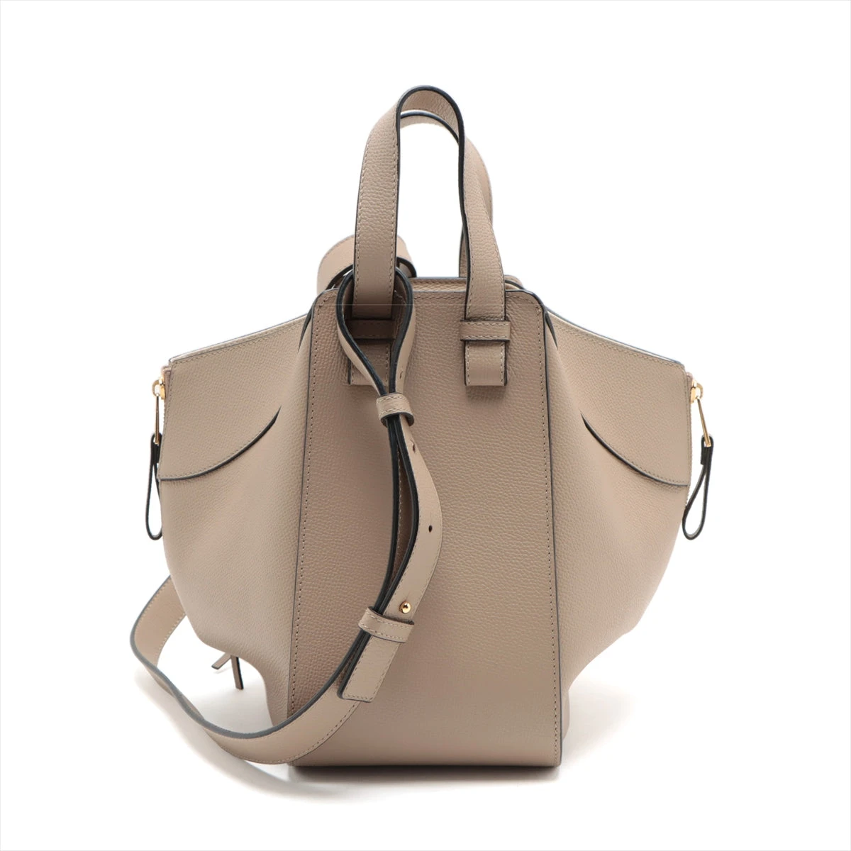 ロエベ ハンモック スモール レザー 2WAYハンドバッグ ベージュ