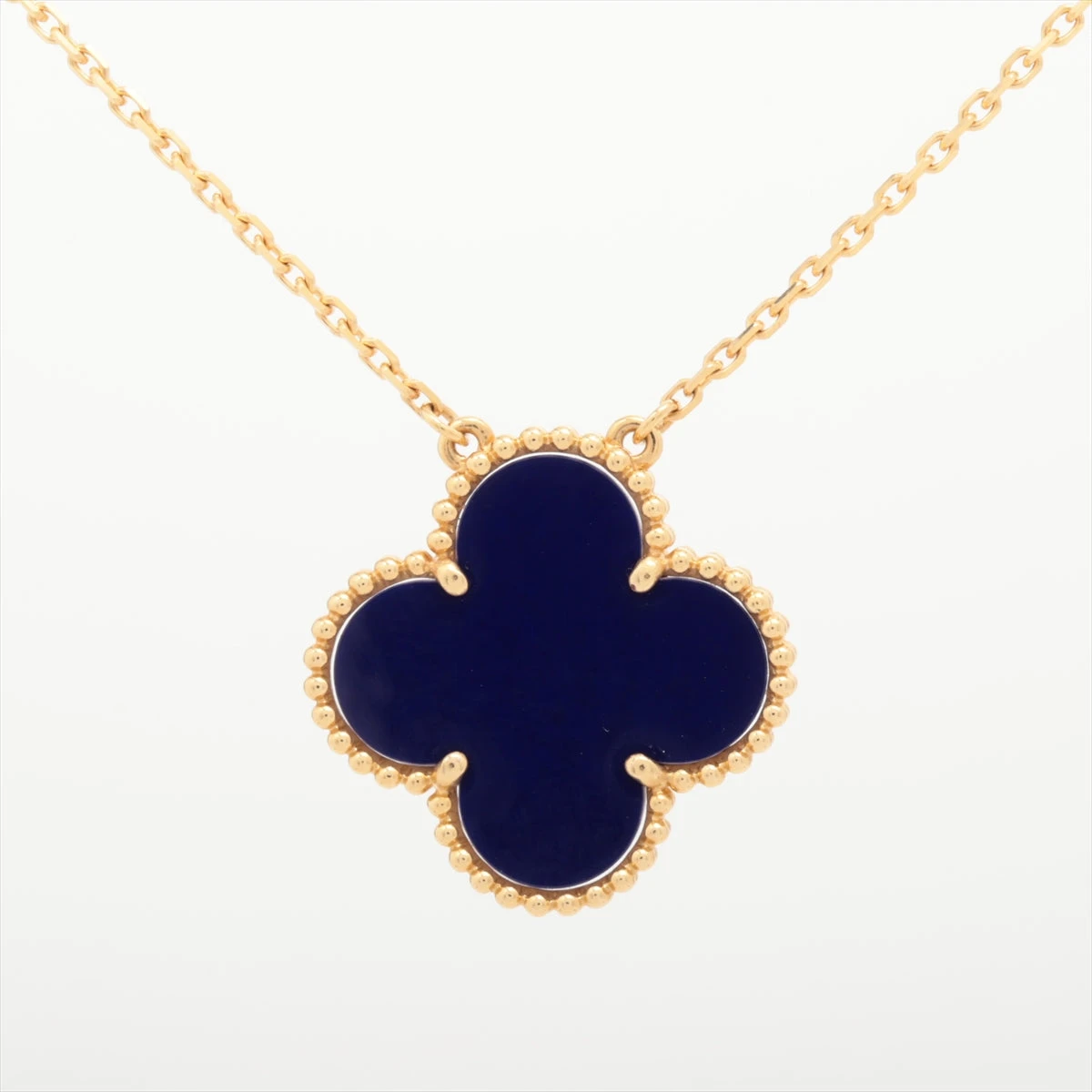 ヴァンクリーフ&アーペル マジックアルハンブラ セーブル ネックレス