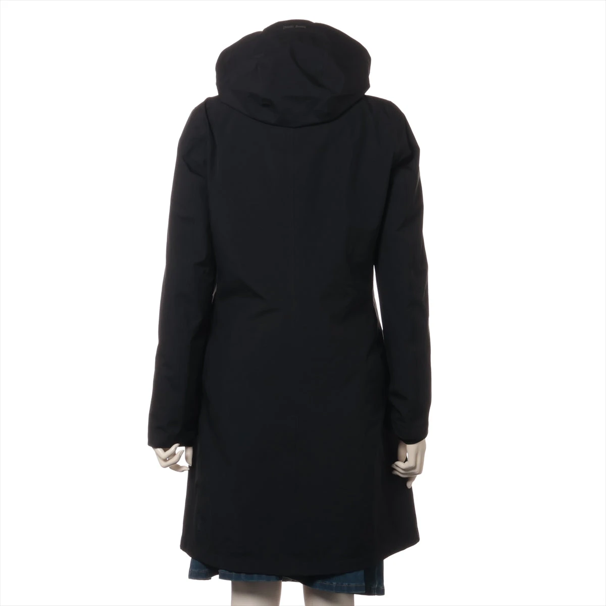 ヘルノ ポリエステル ダウンコート 42 レディース ブラック