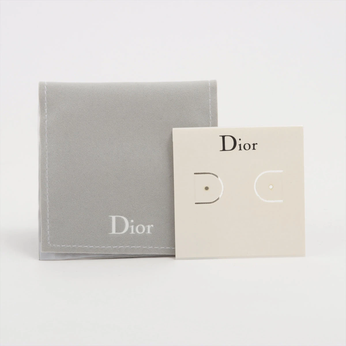 Dior ロゴピアス 両耳 ディオール Diorロゴ ピアス(両耳用) GP×ラインストーン