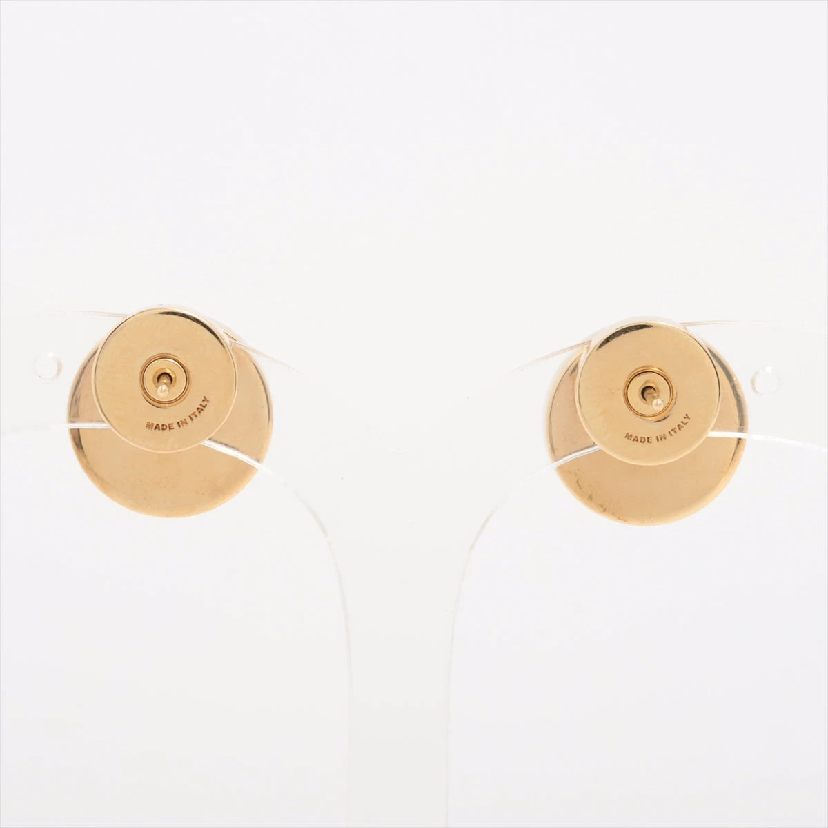 ミュウミュウ ピアス(両耳用) GP×エナメル ゴールド 5J0912