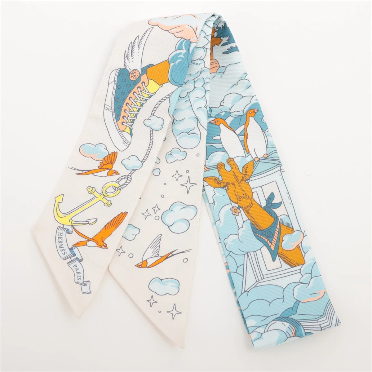 HERMES シルクスカーフ私の鳥⭐︎新品未使用タグ付き⭐︎ エルメス シルクスカーフ 王の鳥たち | VINTAGE PARIS