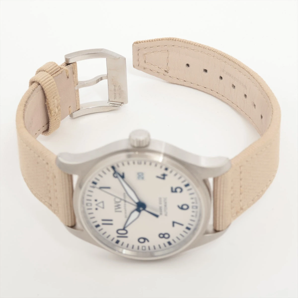 IWC パイロットウォッチ マークⅩⅧ IW327017 SS×ナイロン AT 白文字盤 