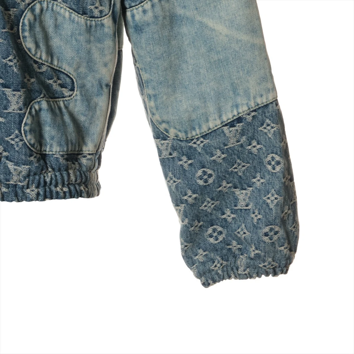 ヴィトン×NIGO モノグラム 22SS コットン デニムジャケット 48 メンズ