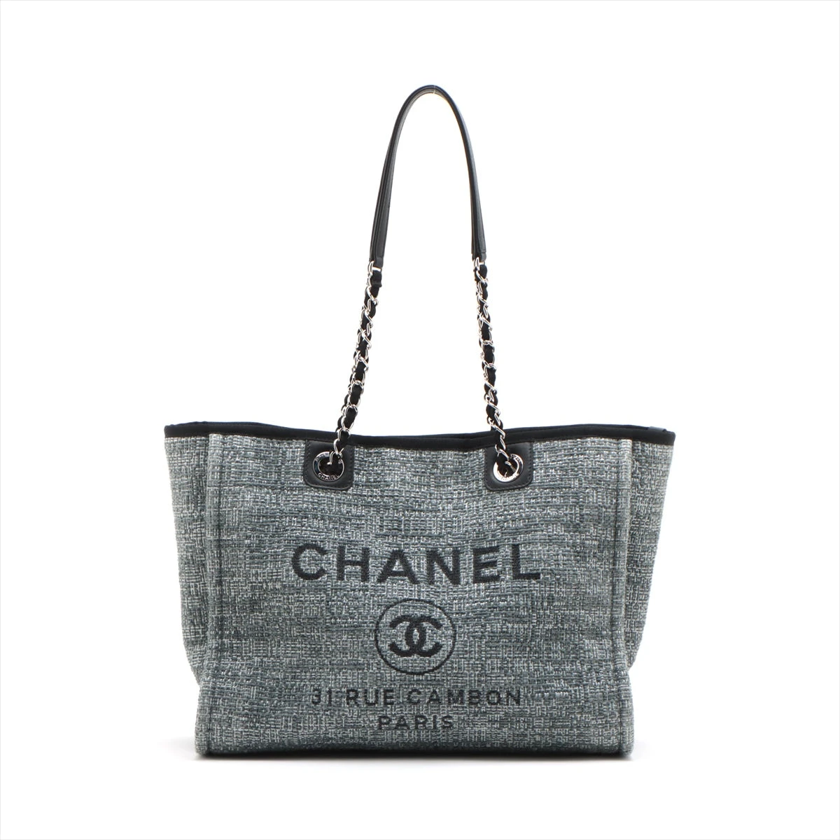 CHANEL ドーヴィル ポーチ グレー×ブラック 楽天市場】シャネル ドーヴィル（ショルダーバッグ
