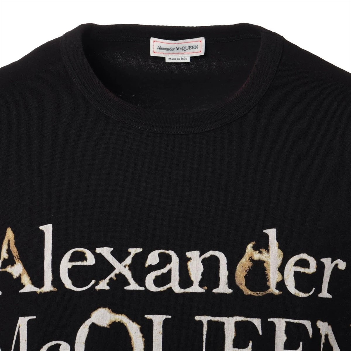 アレキサンダーM ロゴ入りブラックコットンTシャツ 斬新！ dvXZP2nMWEoX.jpg?width=768
