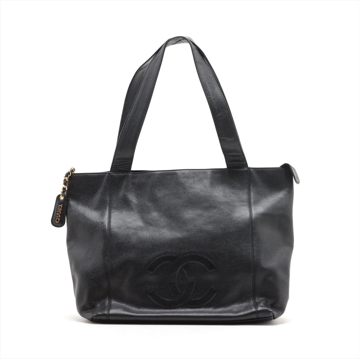 CHANEL ココマーク キャビアスキン トートバッグ