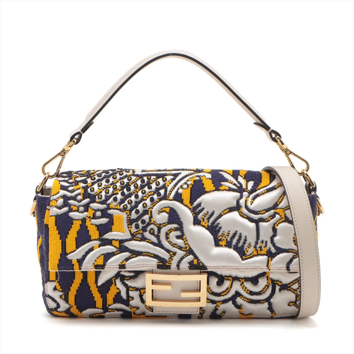 フェンディのビーズ マンマバケット ショルダーバッグ