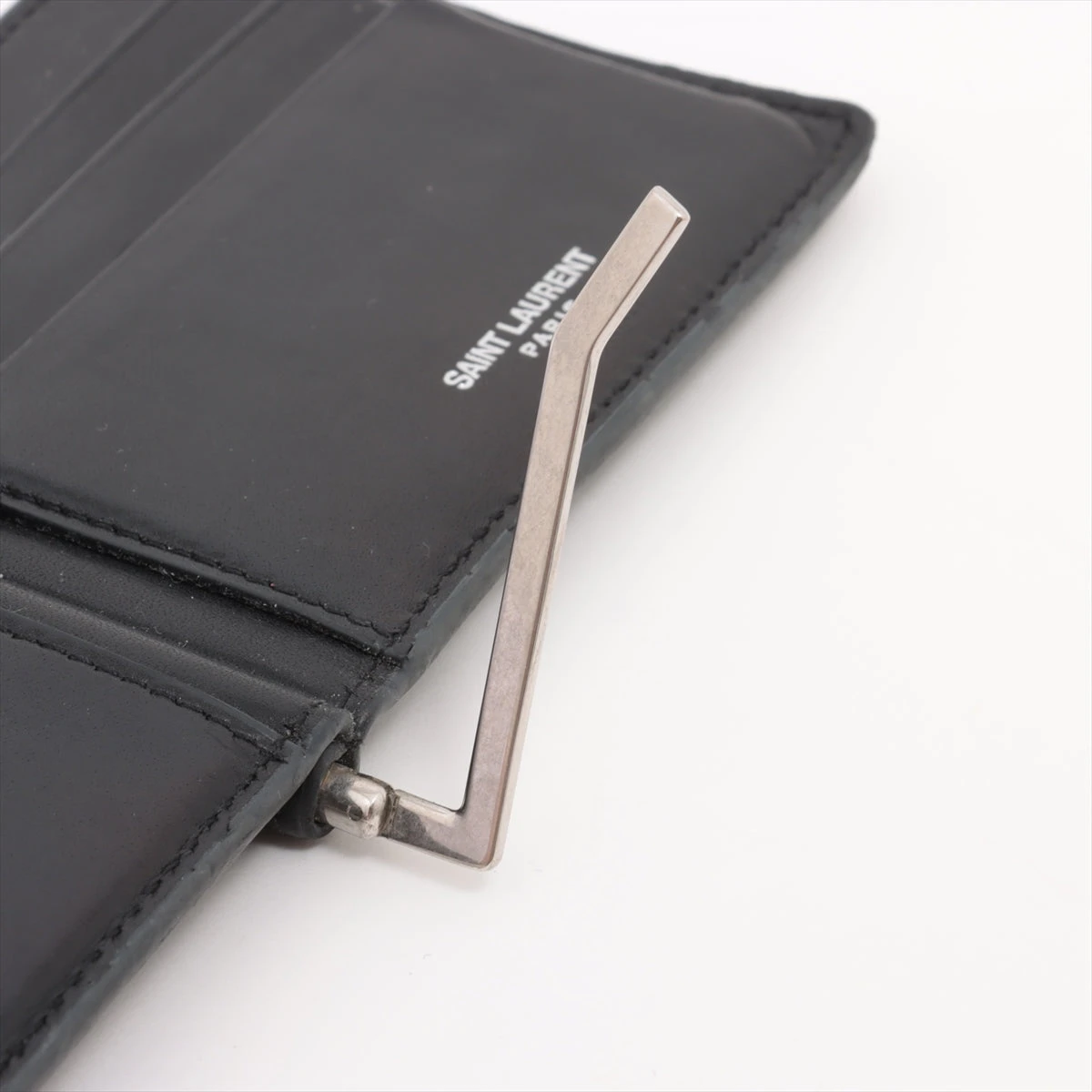 【未使用級】サンローラン マネークリップ YSL レザー ブラック コンパクト 楽天市場】サンローラン SAINT LAURENT マネークリップ ブラック